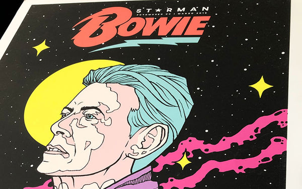 25.03.2021 | Bowie 'Starman' / The Walking Dead new print.