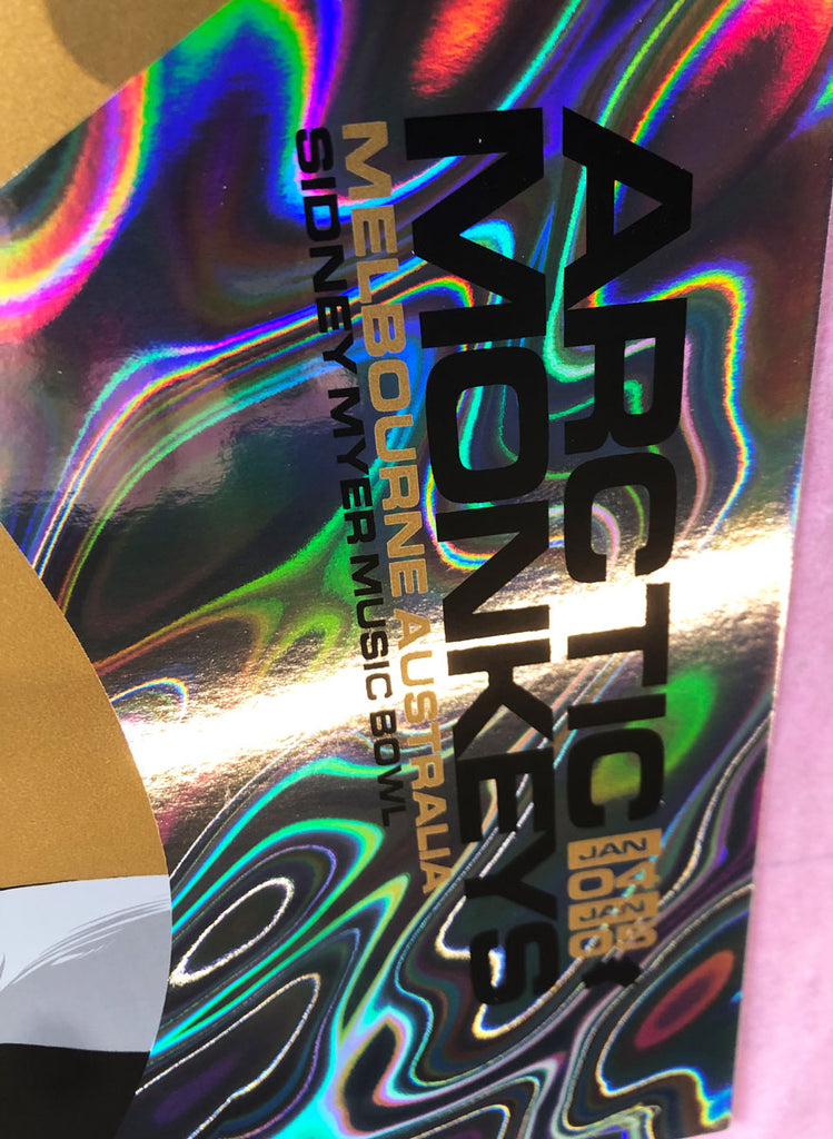 Arctic Monkeys (Melbourne 2023) Gold | Foil Edition