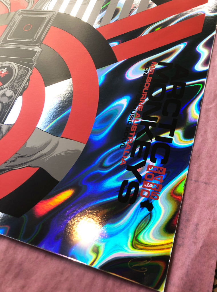 Arctic Monkeys (Melbourne 2023) Red | Foil Edition