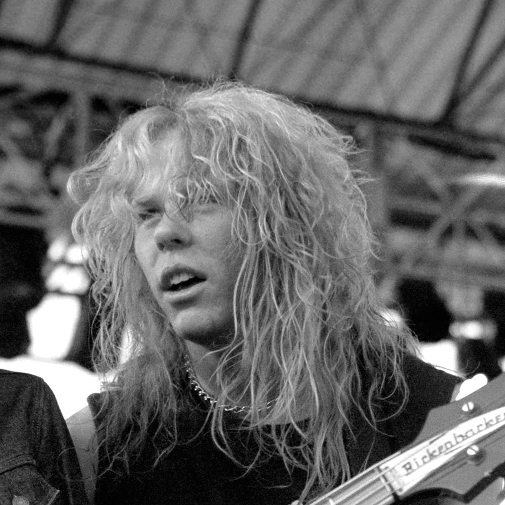 James Hetfield & Cliff Burton (Metallica) Paris 1984