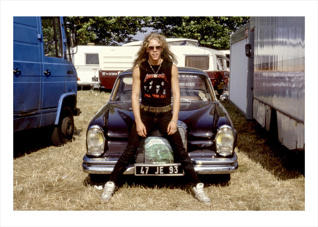 James Hetfield (Metallica) Paris 1984