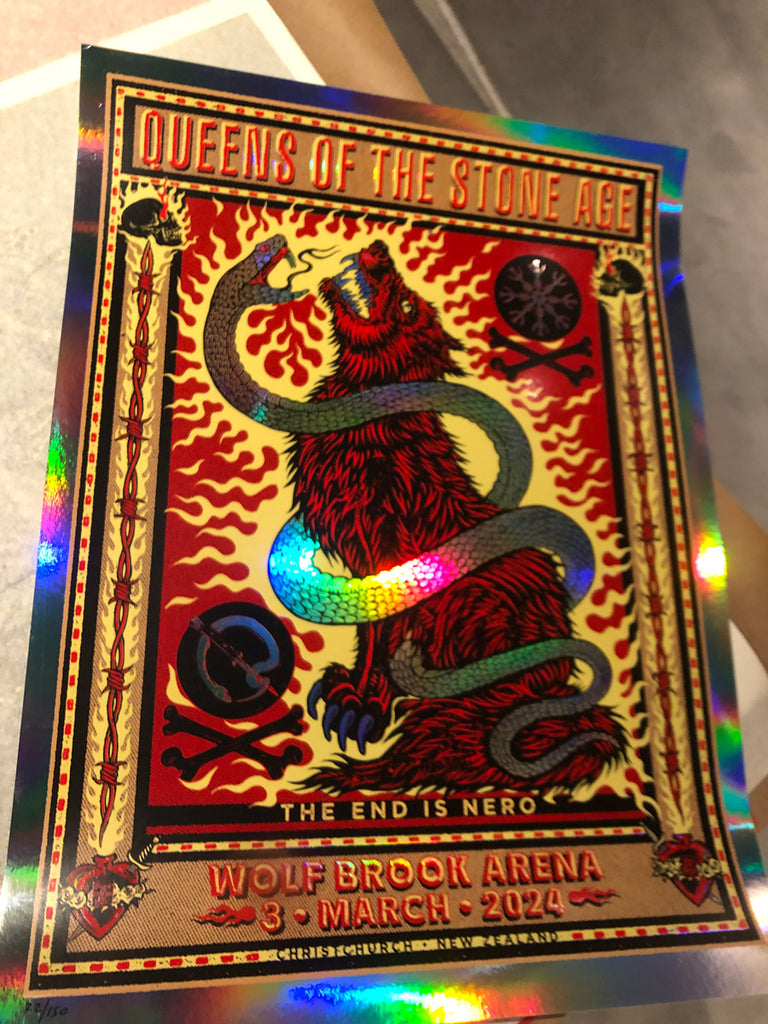 Queens of the Stone Age (Christchurch 2024) Foil Edition