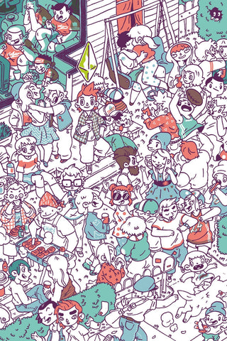 Les Sims, Guillaume Singelin - French Paper Art Club