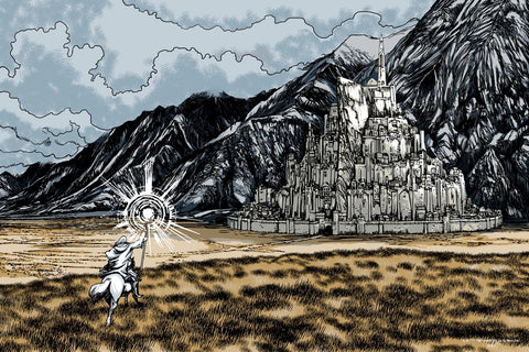 MINAS TIRITH (Le Seigneur des Anneaux), Alex Tuis - French Paper Art Club