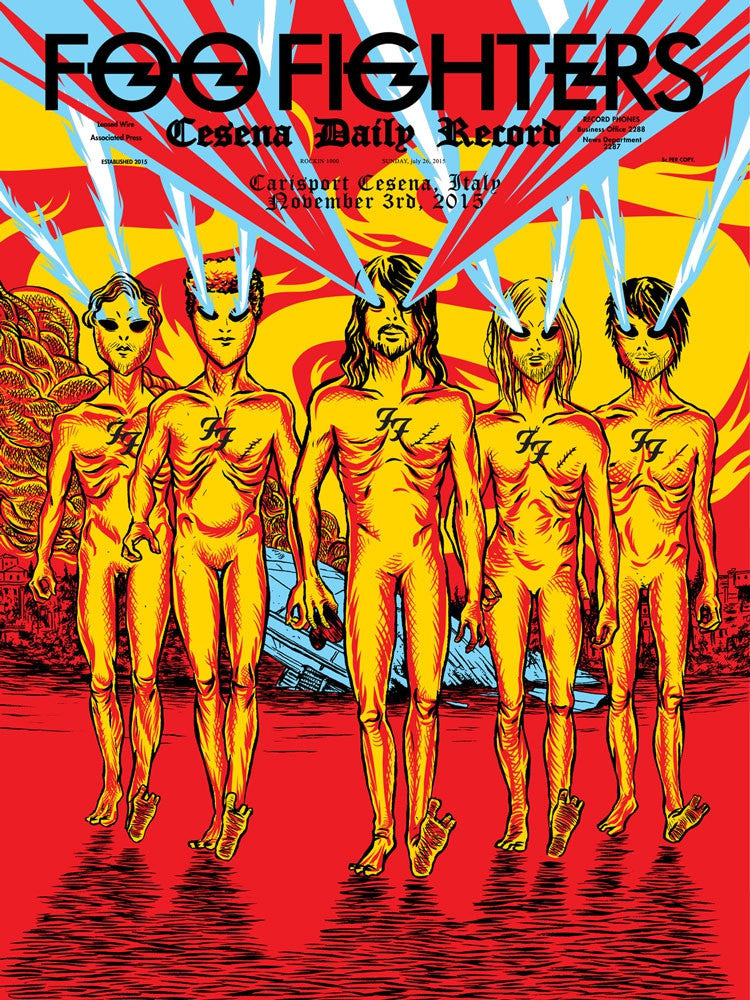 Foo Fighters (Cesena, Italie), Carlos Olmo - French Paper Art Club