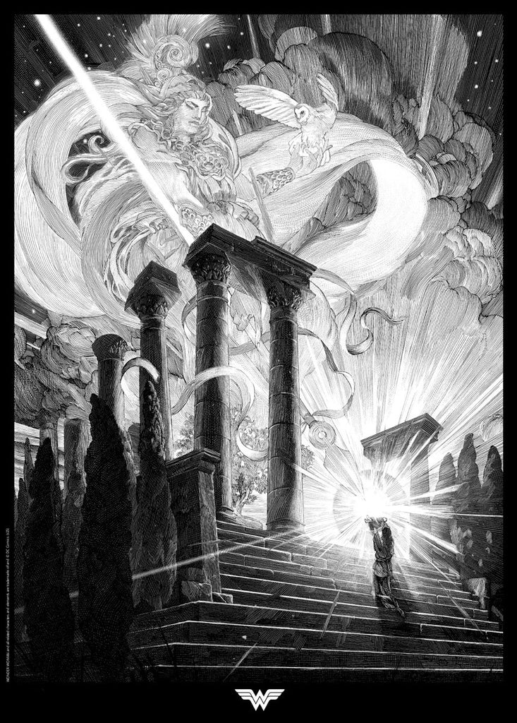 THE BLESSING OF ATHENA (Wonder Woman), Nicolas Delort - French Paper Art Club