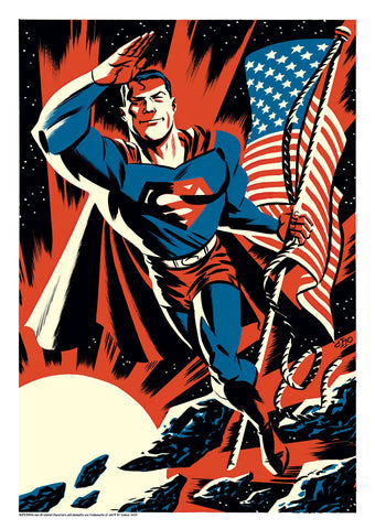 SUPERMAN (Truth, Justice and the American Way), Michael Cho - French Paper Art Club