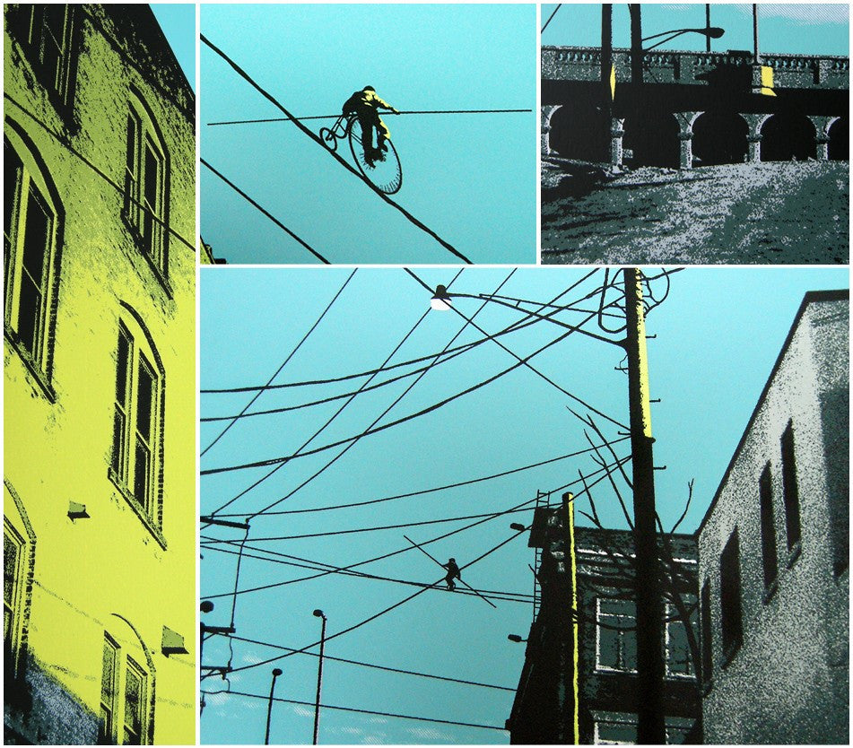 Aerialists on W. 24th, vendor-unknown - French Paper Art Club