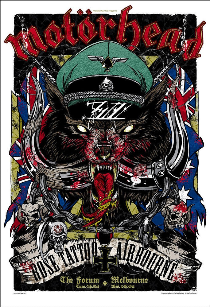 Motörhead, Rhys Cooper - French Paper Art Club