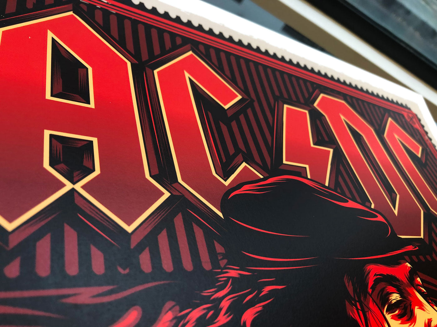 AC/DC par Ken Taylor, affiche de concert (Columbus OH, 2008). - French ...