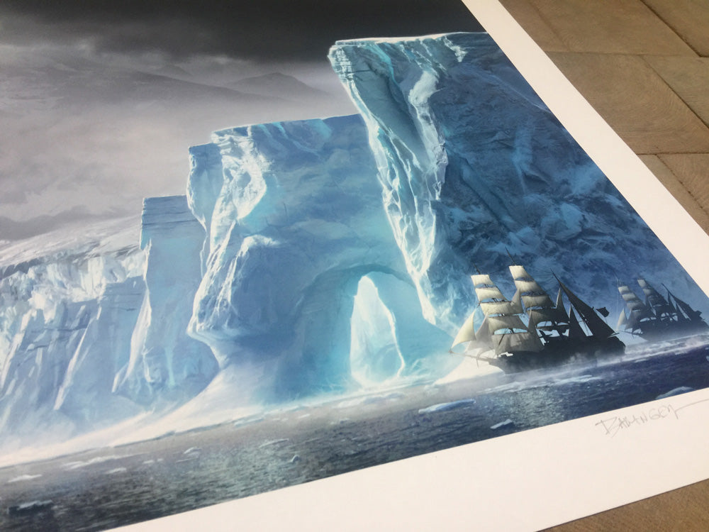 La grande barrière de glace, François Baranger - French Paper Art Club