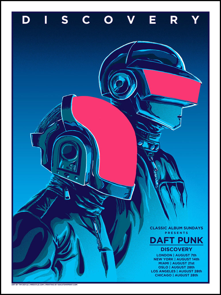 DAFT PUNK (Discovery), Tim Doyle - French Paper Art Club