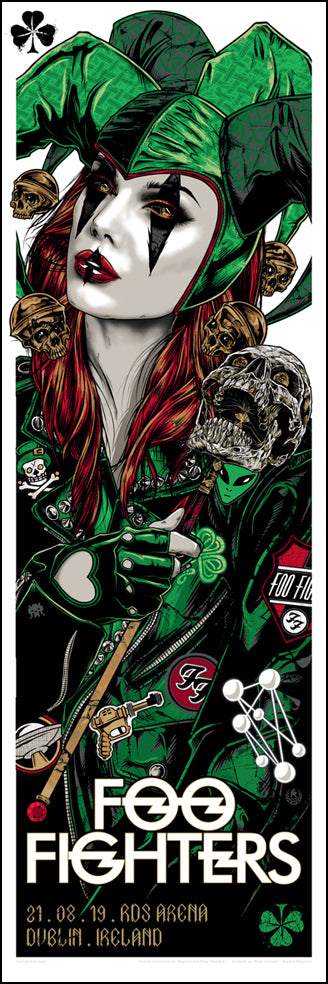 Foo Fighters (Dublin 2019), Rhys Cooper - French Paper Art Club