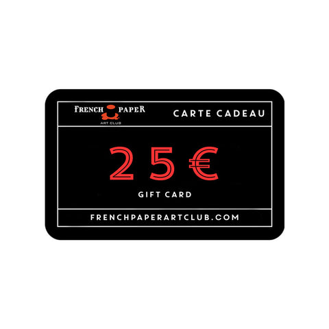 Carte Cadeau 25€