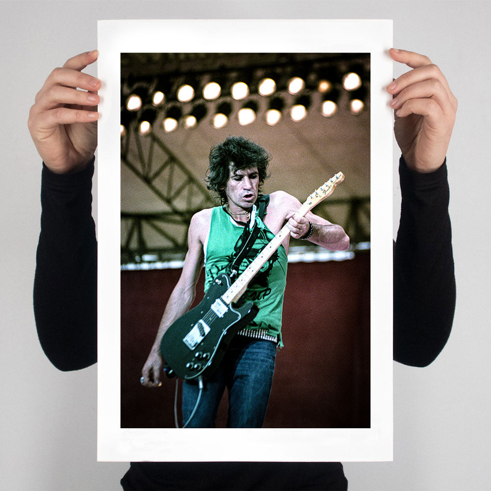 Keith Richards (The Rolling Stones) Paris 1982
