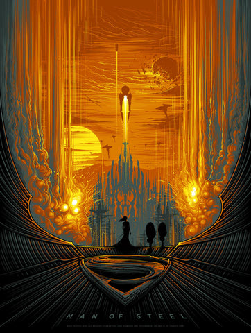 Man Of Steel, Dan Mumford - French Paper Art Club