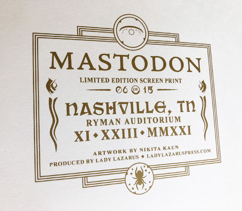 Mastodon | Variant Edition (Nashville, 2021)