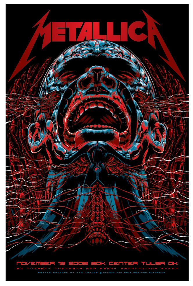 Metallica (Tulsa, 2008), Ken Taylor - French Paper Art Club