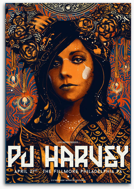 PJ Harvey (Philadelphia, 2017) par Nikita Kaun, Nikita Kaun - French Paper Art Club