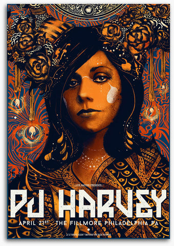 PJ Harvey (Philadelphia, 2017) par Nikita Kaun, Nikita Kaun - French Paper Art Club