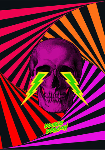 Psychedelic Skull, Mr Garcin - French Paper Art Club