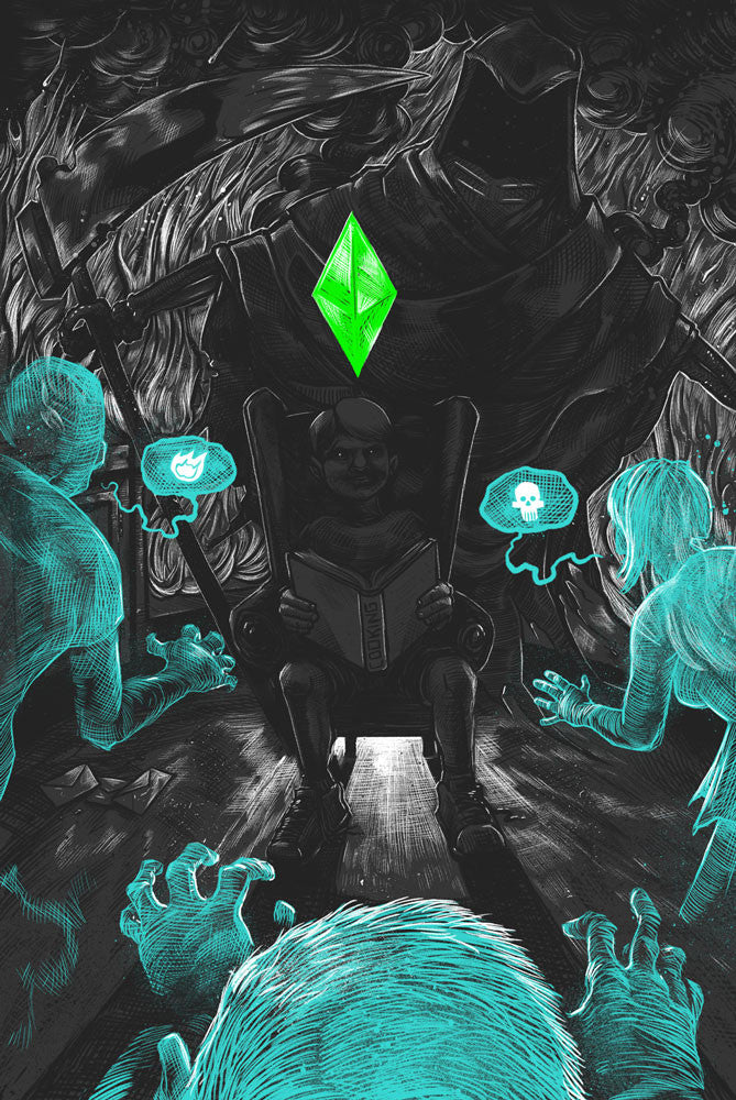 Les Sims, Joshua Andrew Belanger - French Paper Art Club