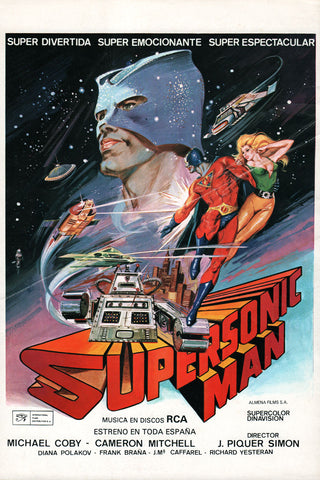 Supersonic Man, Nanar Wars - French Paper Art Club