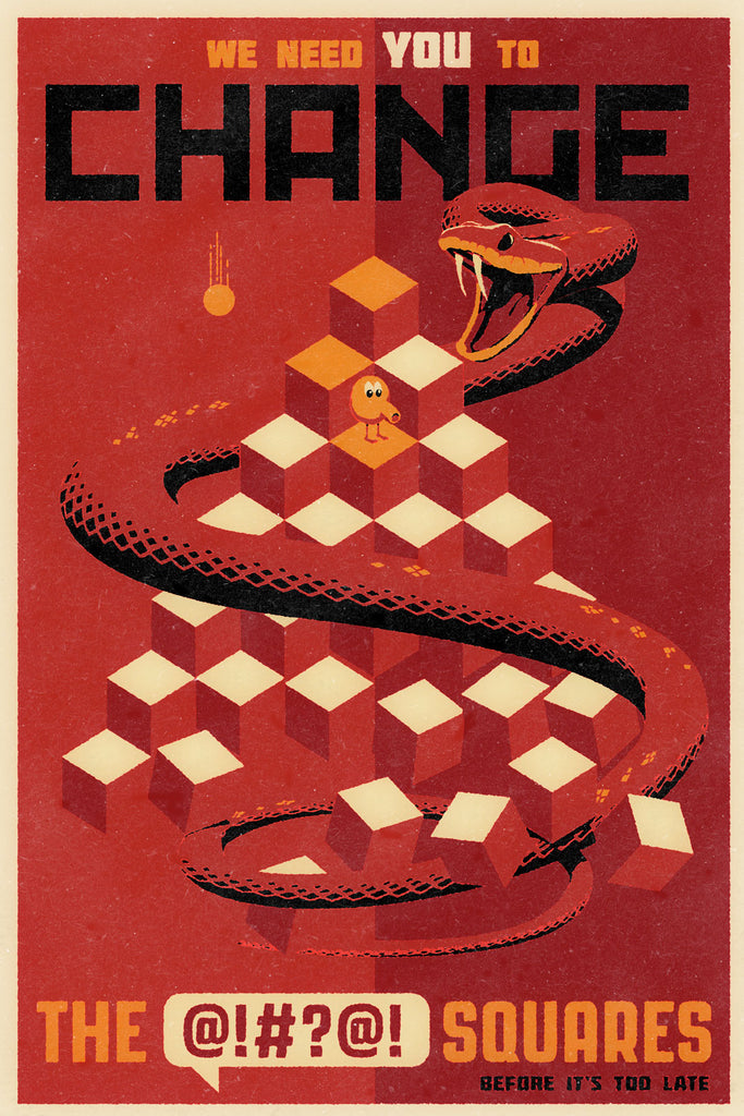 Q*bert, Steve Thomas - French Paper Art Club