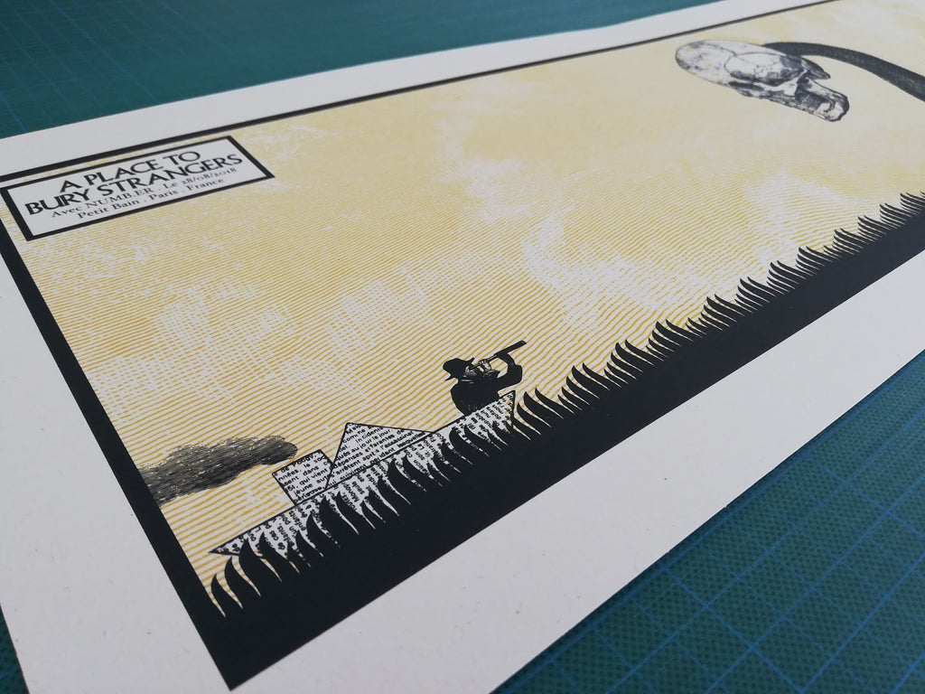 A Place to Bury Strangers (Paris 2018), Cyrille Rousseau - French Paper Art Club