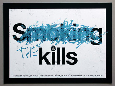 The Kills (Los Angeles, 2016), Alan Hynes - French Paper Art Club