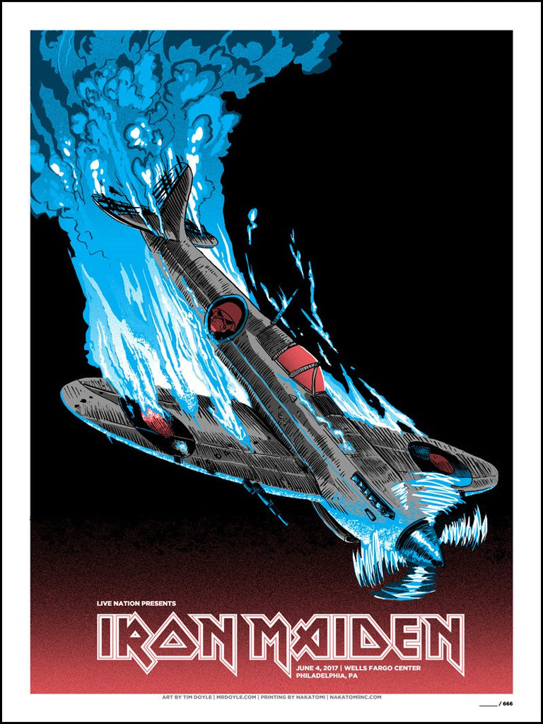 Iron Maiden (Philadelphia 2017), Tim Doyle - French Paper Art Club