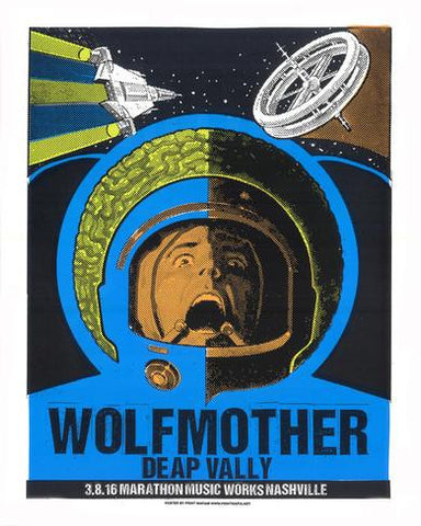Wolfmother (Nashville 2016), Print Mafia - French Paper Art Club