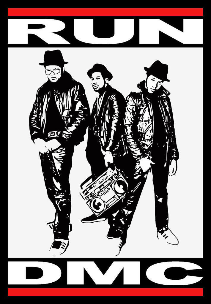 Run DMC, Band Posters - French Paper Art Club